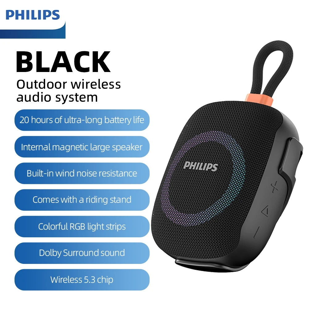 Philips TAS1150/TAS1160 Blueto - огляд і ціна Portable Bluetooth Speaker Waterproof Ipx7