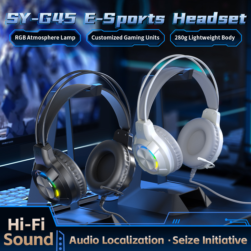 Gaming Headset Noise Cancellin - огляд і ціна Gaming Headset With Mic Rgb