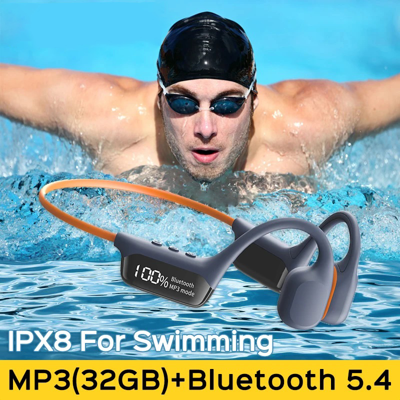 LonMao S10 Wireless IPX8 Swimm - огляд і ціна Bone Conduction Running Headphones