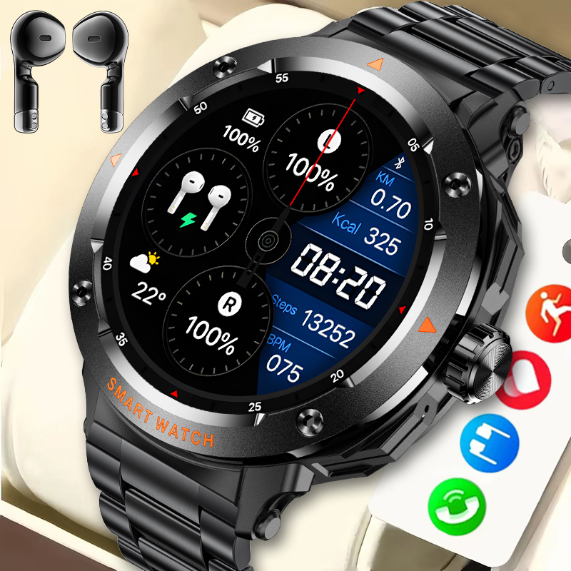 LIGE New 2 In 1 Smart Watch wi - огляд і ціна Tws Earbuds Bluetooth 5.3