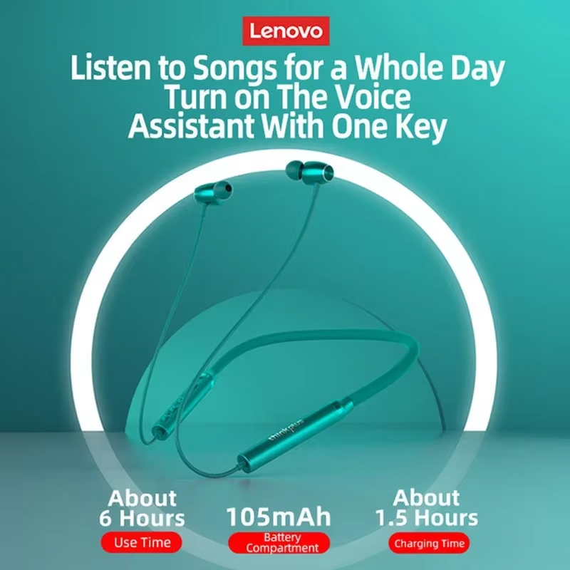Origial Lenovo HE05X Bluetooth - огляд і ціна Magnetic Neckband Sports Earphones