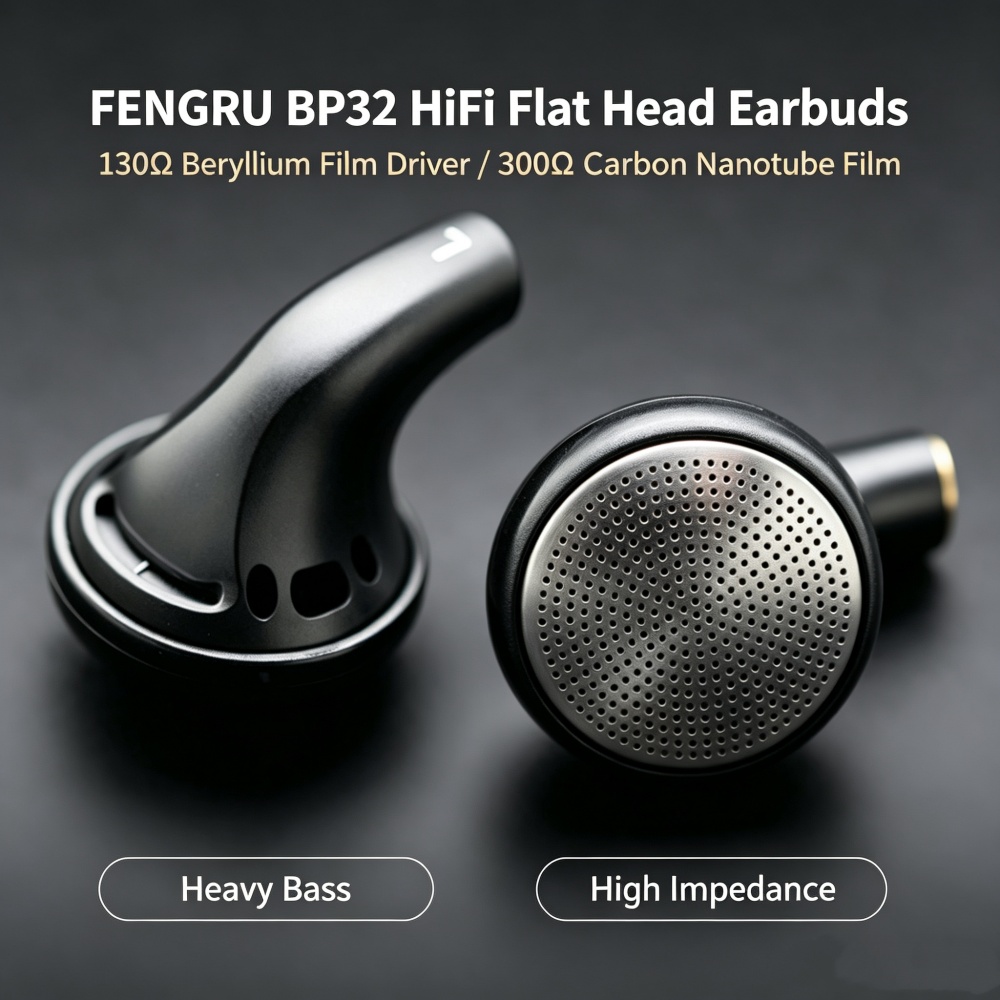 FENGRU BP32 Diy 130 ohm Beryll - огляд і ціна Planar Magnetic Iem Earphones