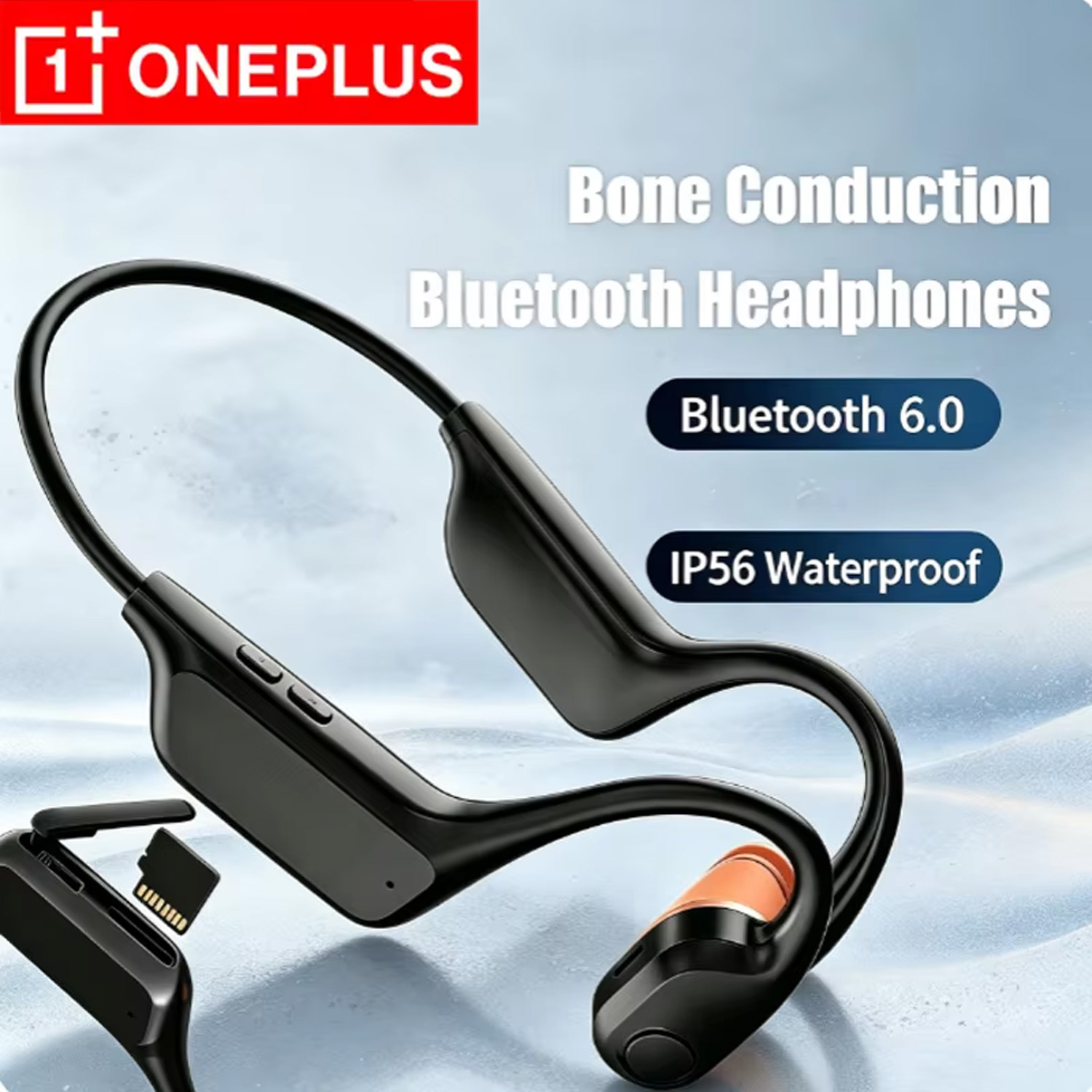 OnePlus Open-Ear Bone Conducti - огляд і ціна Bone Conduction Running Headphones