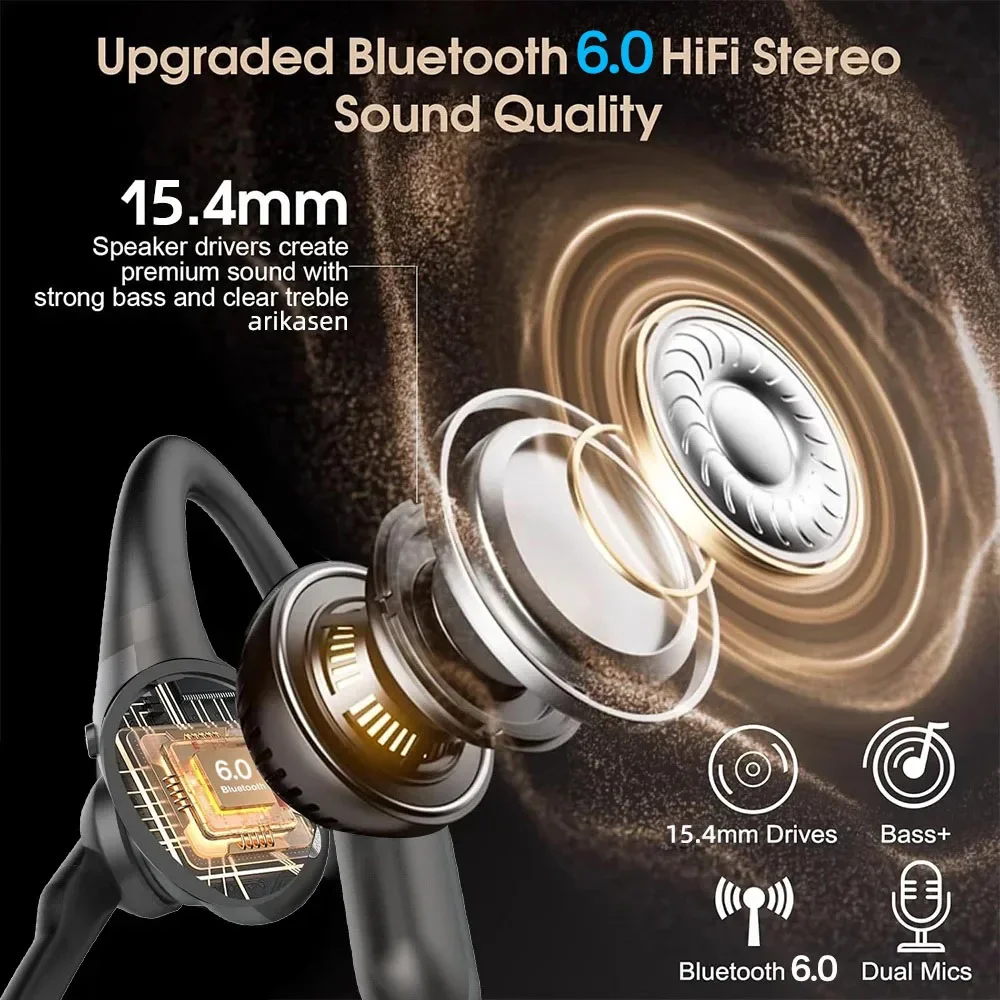 Bluetooth Headsets, Wireless H - огляд і ціна Bone Conduction Running Headphones