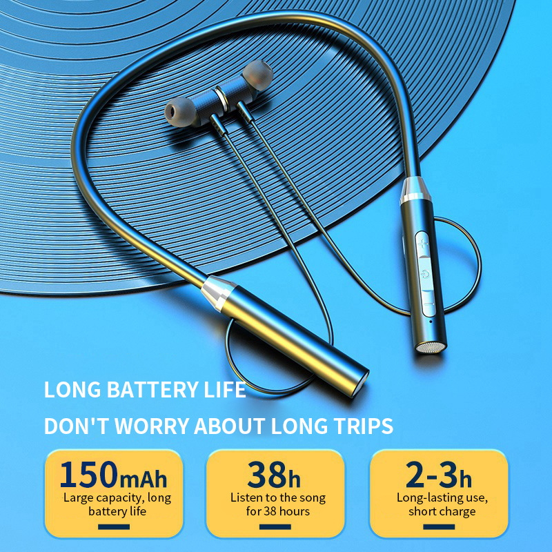 9D Wireless Bluetooth Earphone - огляд і ціна Magnetic Neckband Sports Earphones