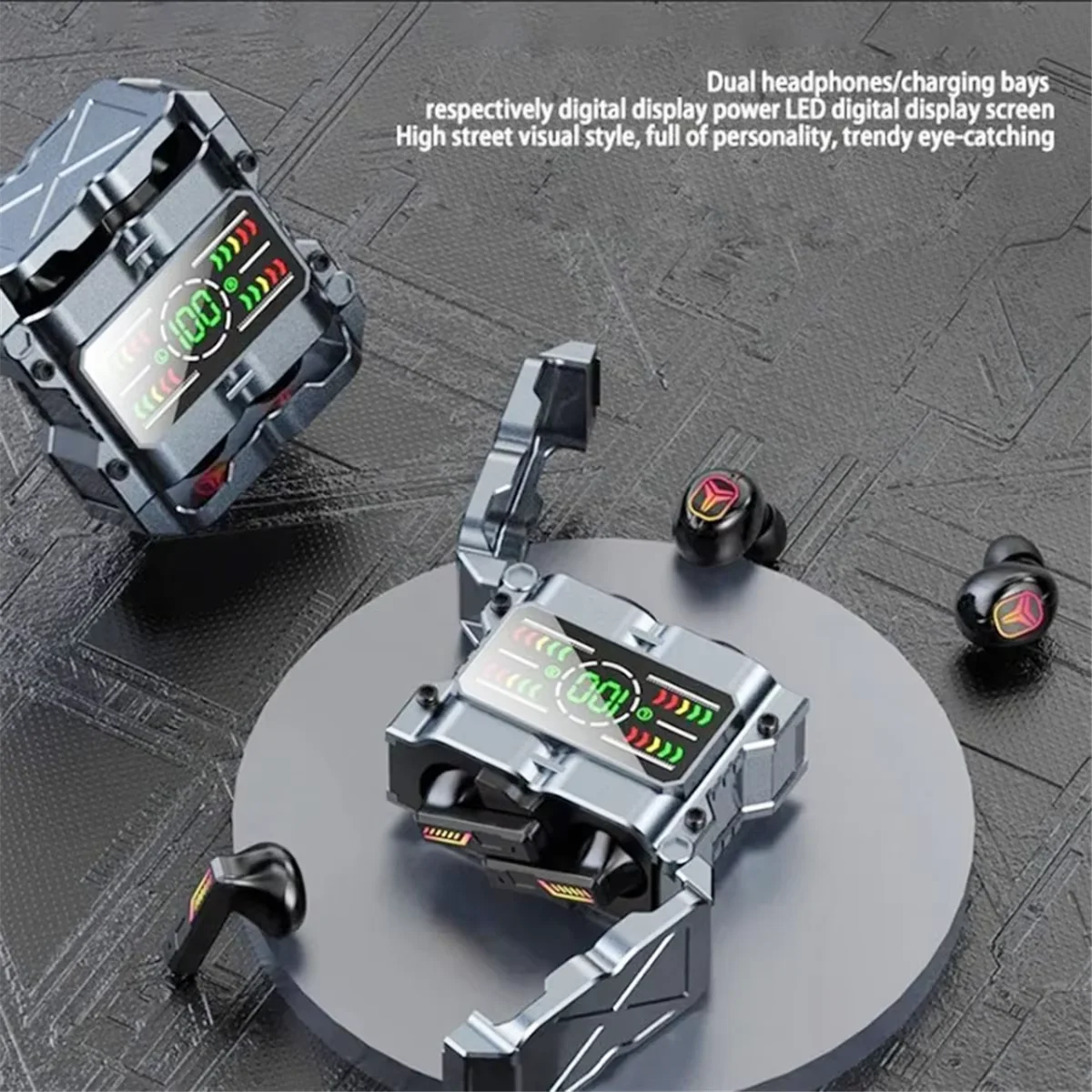 Mecha TWS Bluetooth 5.3 Gaming - огляд і ціна Gaming Headset With Mic Rgb