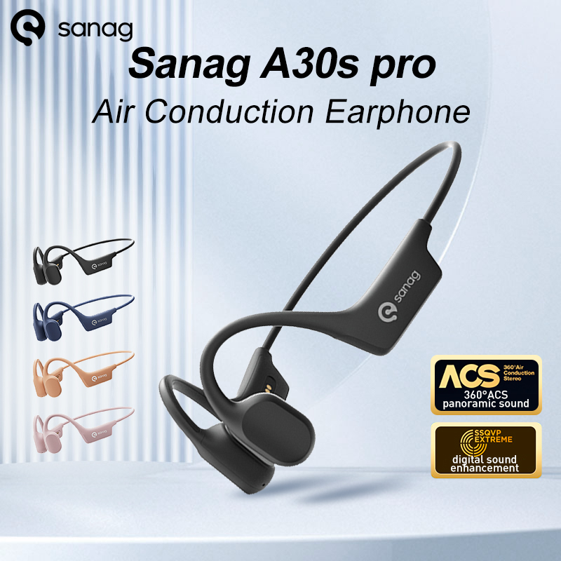 Sanag A30S Pro Air Conduction  - огляд і ціна Bone Conduction Running Headphones