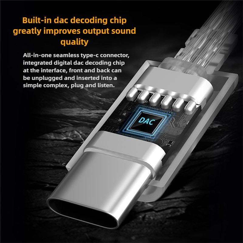 AA60 Type-C Earphone Cable HIF - огляд і ціна Type C Wired Earphones With Mic
