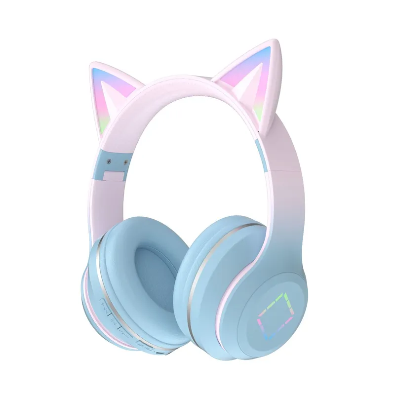 Wireless Bluetooth Headphones  - огляд і ціна Cat Ear Bluetooth Headset Led