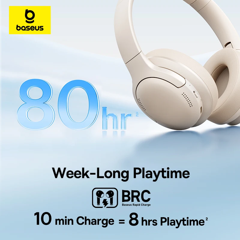 Baseus Wireless Headphones Blu - огляд і ціна Anc Wireless Over Ear Headphones