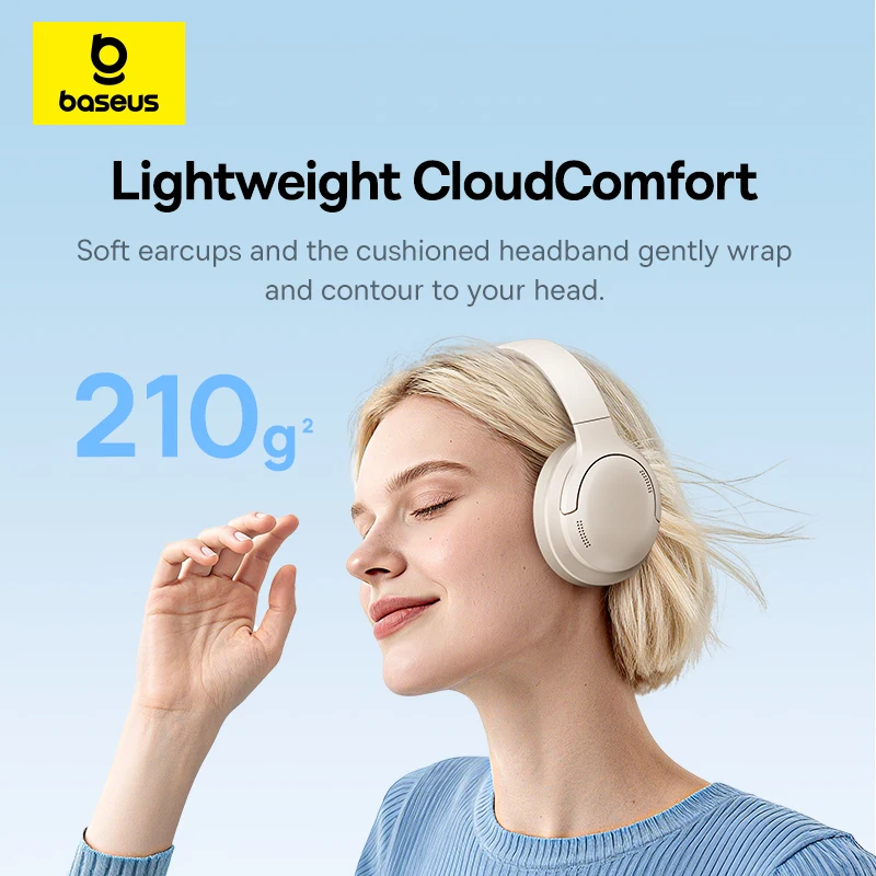Baseus Wireless Headphones Blu - огляд і ціна Anc Wireless Over Ear Headphones